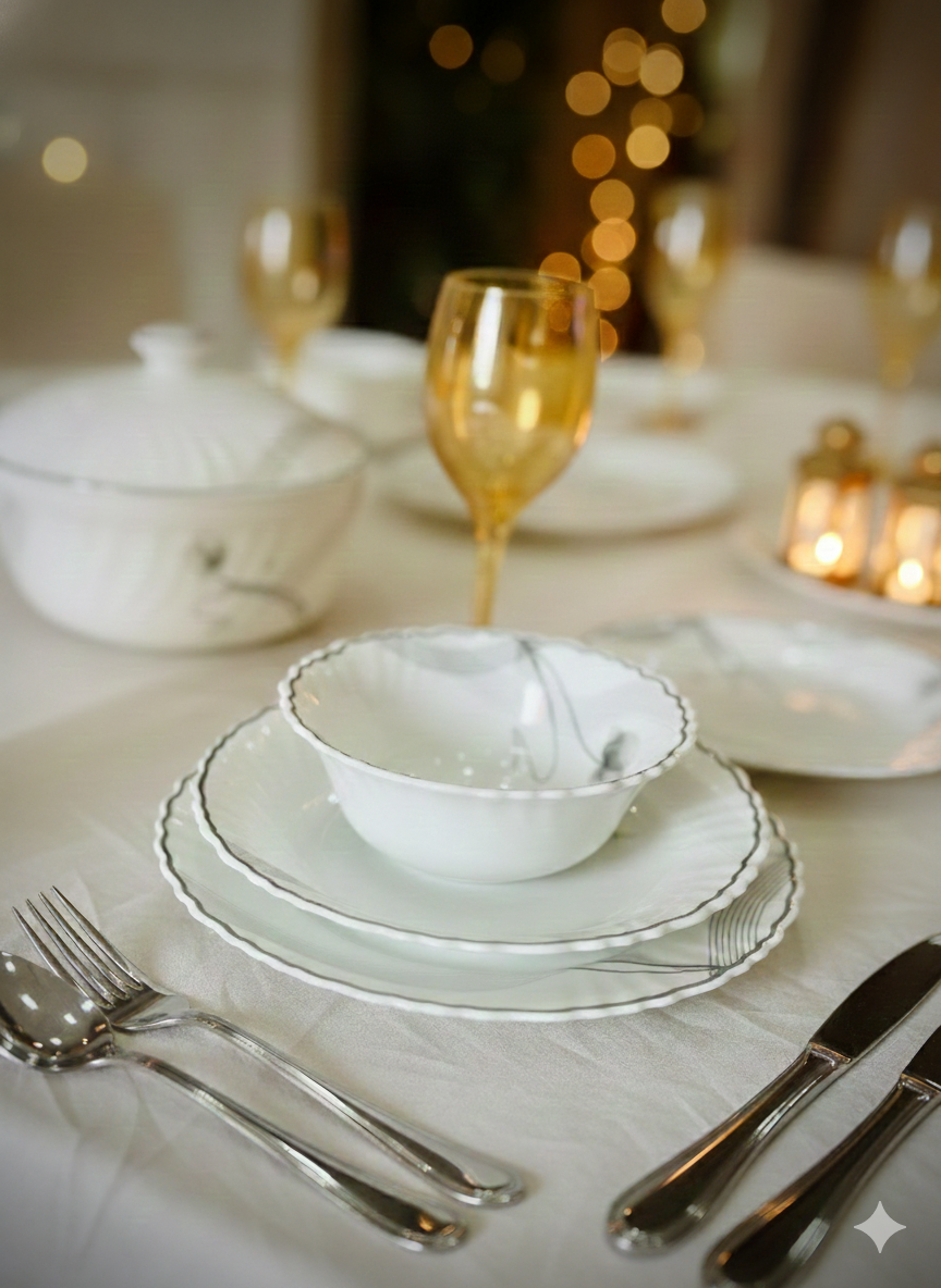 طقم سفرة مكوّن من 27 قطعة